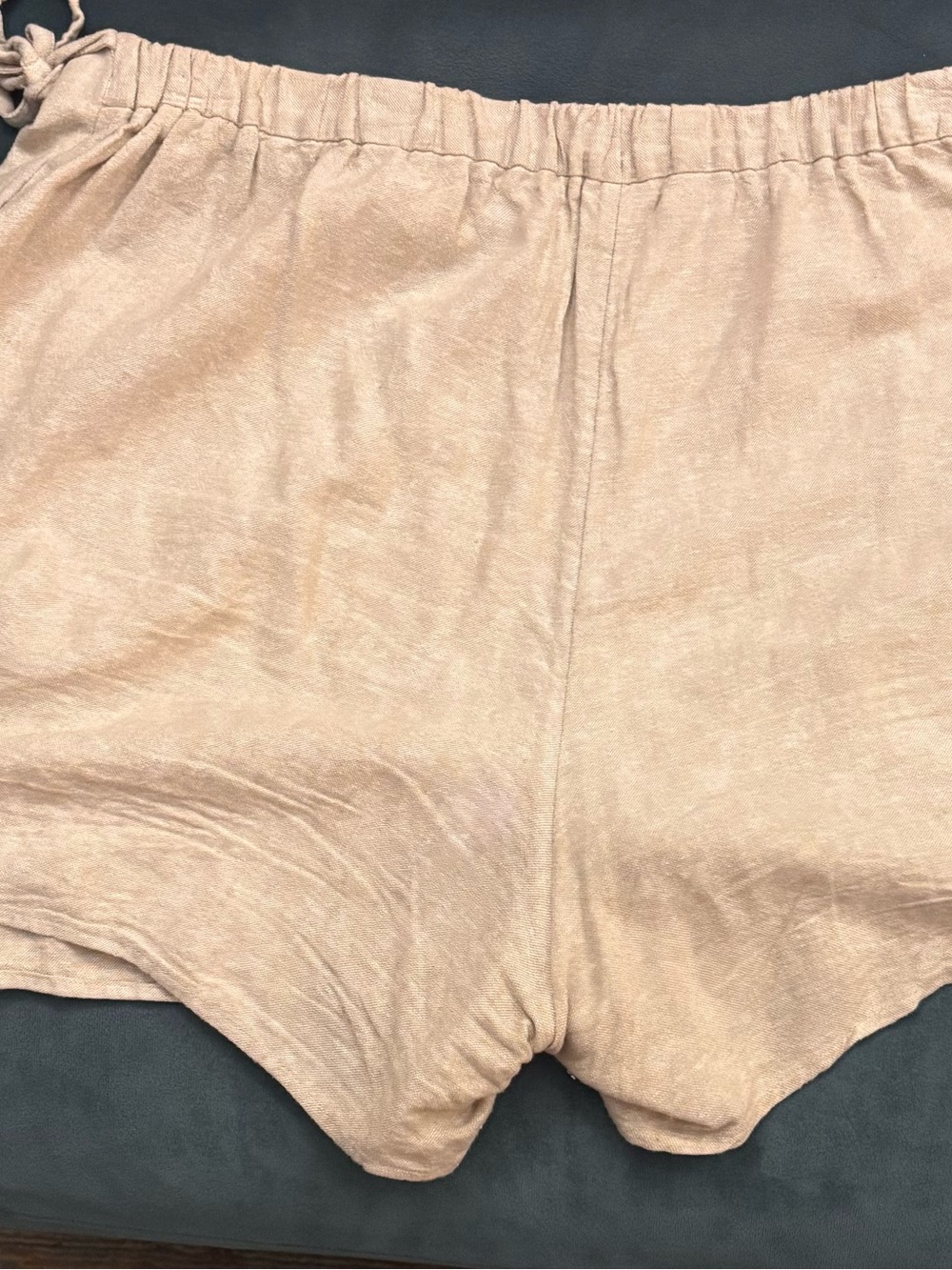 Old Navy Beige Linen-Blend Mini-Skort - Picture 2 of 6